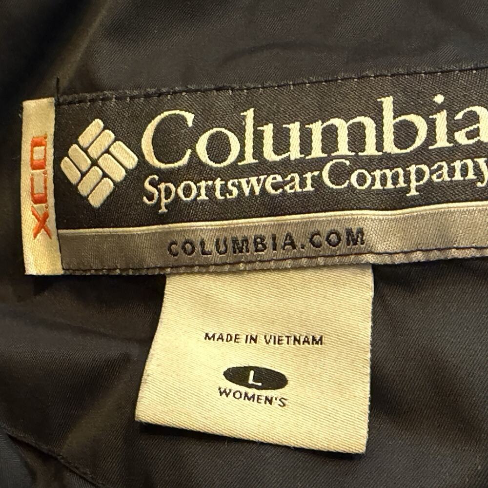 Columbia XCO Down Ski Zip Up Jacket Womens Size Large Black Puffer Zip Pockets - Picture 6 of 7
